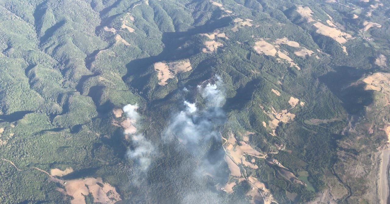 A 114 aumentan las hectáreas afectadas por incendio forestal en Mariquina