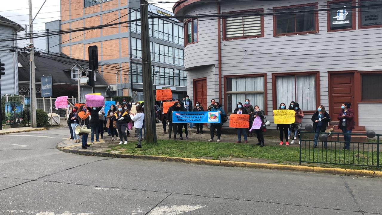 Trabajadores de Layner se manifestaron exigiendo mejoras laborales en segundo día de huelga legal