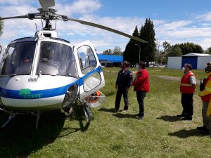 Los Ríos cuenta con nuevo helicóptero para combatir incendios forestales en temporada estival