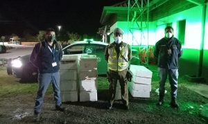 Decomisan más de media tonelada de pescados en control carretero en La Unión
