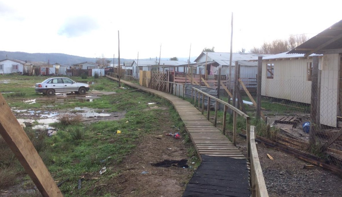 SERVIU pone plazos al traslado de las familias del campamento Las Mulatas de Valdivia