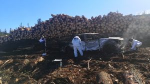 Gobierno se querelló por quema de maquinaria forestal en Panguipulli: Asenjo acusó acto “cobarde”