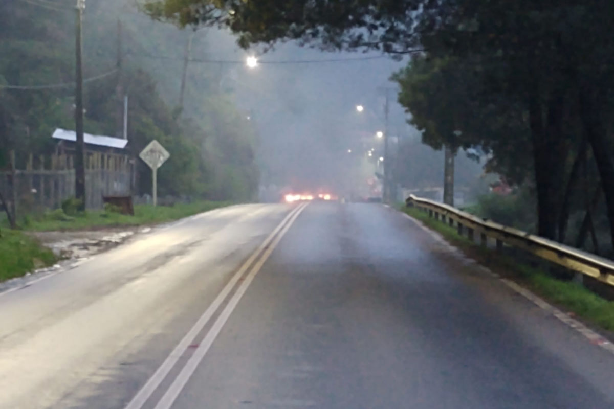 Pescadores protestan con barricadas en ruta Valdivia-Niebla