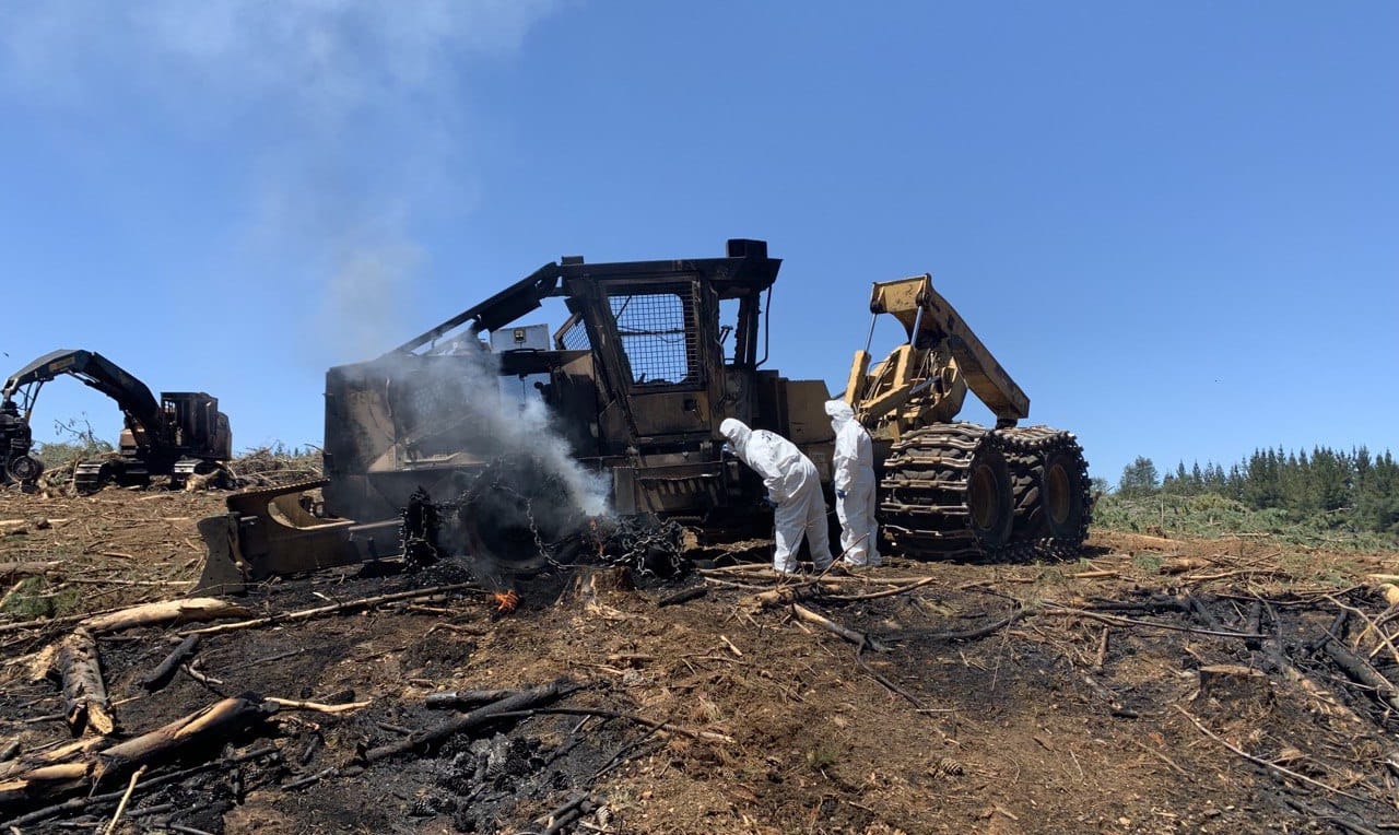 Gobierno ingresará querella invocando Ley Antiterrorista por ataque incendiario en predio de La Unión
