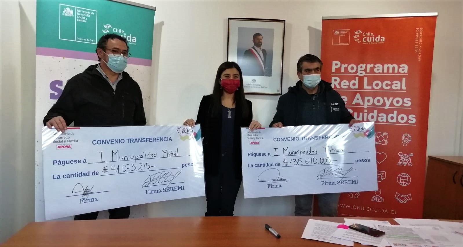 Destinarán más de 175 millones de pesos para cuidado de personas dependientes en Futrono y Máfil