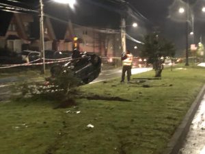 Hombre falleció tras volcar su vehículo en Valdivia: SIAT investiga
