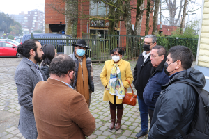 Autoridades regionales comprometieron gestiones para agilizar obras de “Escuela Francia” en Los Lagos