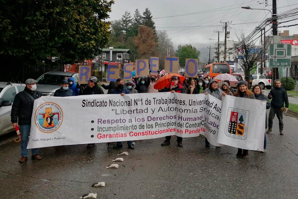 Huelga del Sindicato de Trabajadores de la UACh vivirá jornada clave con votación de última oferta