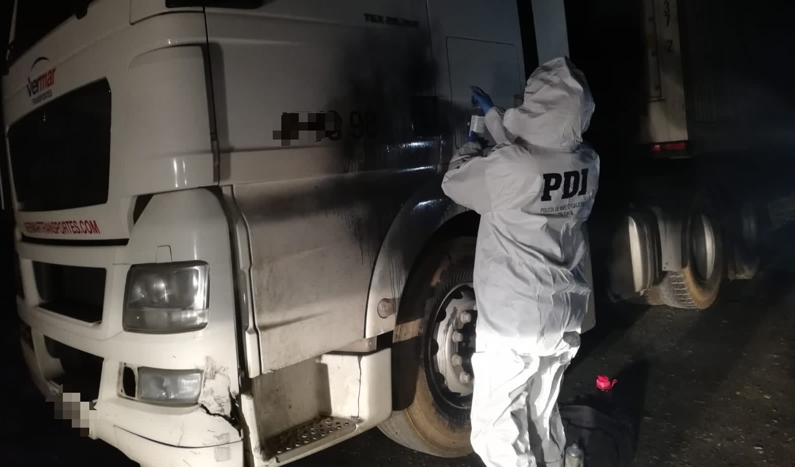Encuentran a conductor de camión hallado abandonado y sin 22 toneladas de salmones en Mariquina