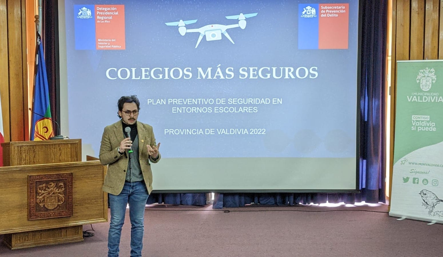 Nuevo plan “Colegios + Seguros” buscará disminuir delitos en entornos escolares de Los Ríos