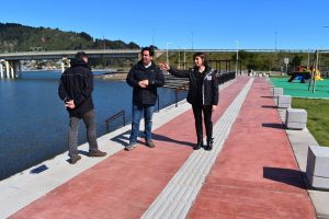 Terminan y entregan nuevo borde fluvial del río Lingue en Mehuín