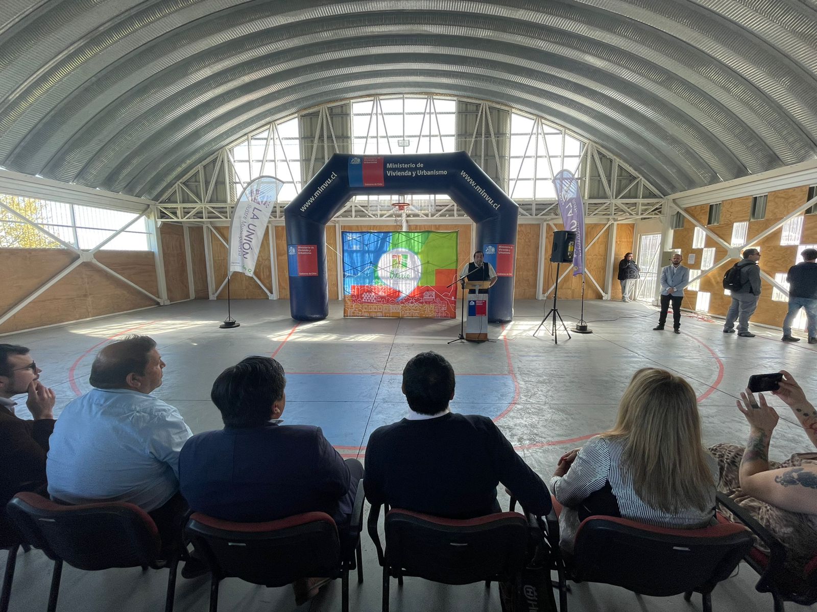 Inauguran nuevo polideportivo en barrio Alberto Daiber de La Unión