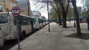 Conductores de la Línea 2 de Valdivia deponen paro y autoridades comprometen acciones