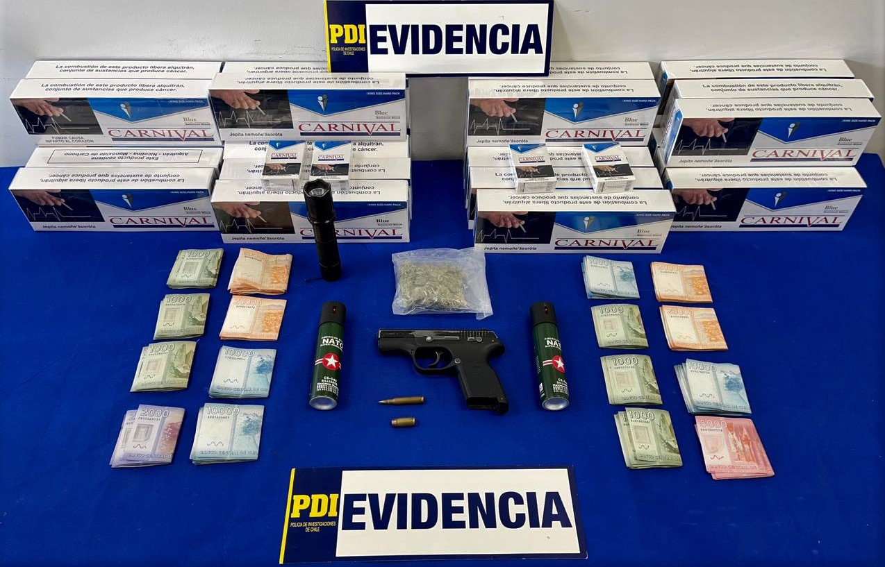 Dos adolescentes fueron detenidos por robar usando gas pimienta en Valdivia