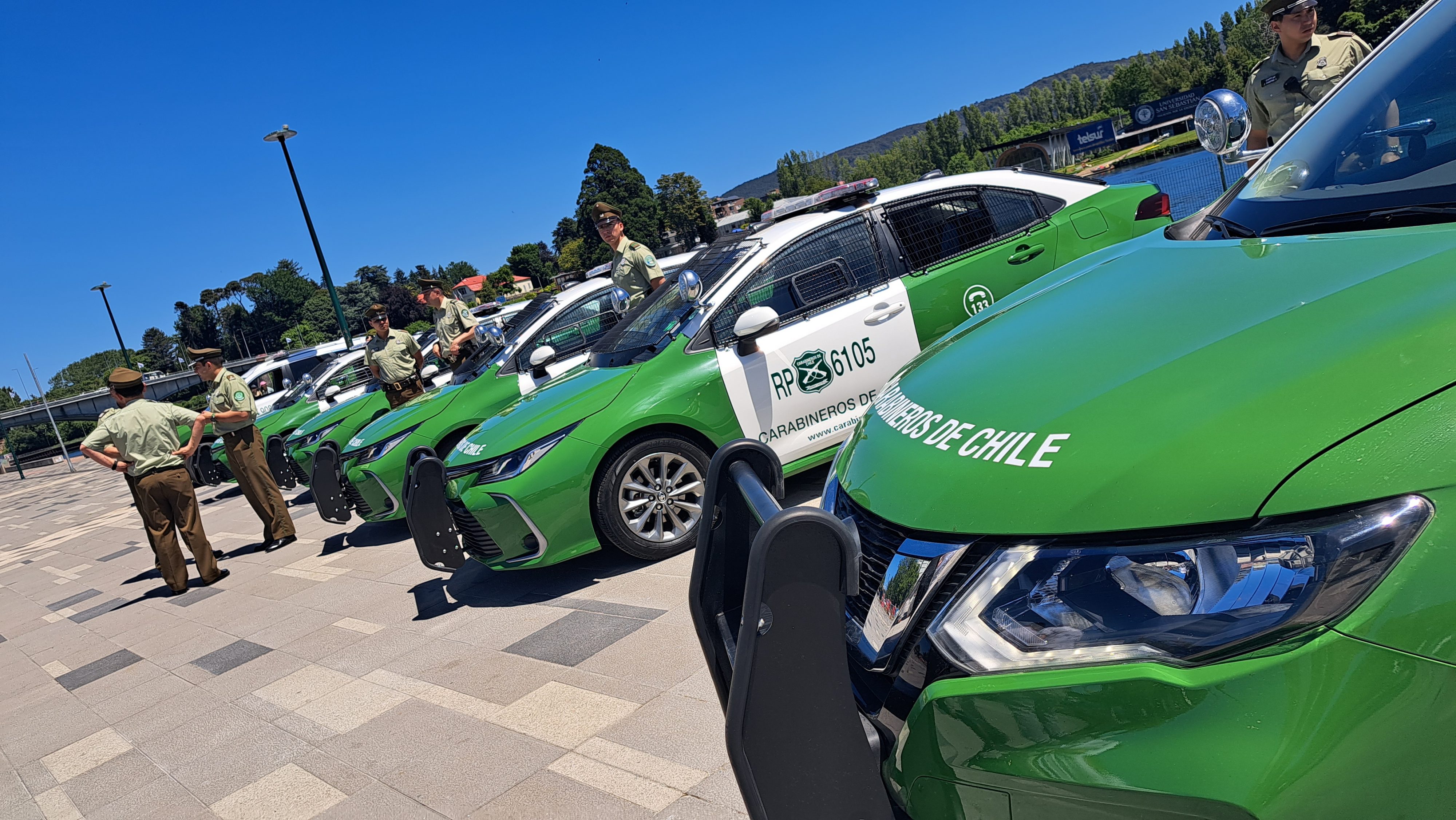 Refuerzan patrullajes de Carabineros con seis vehículos para comunas de Los Ríos