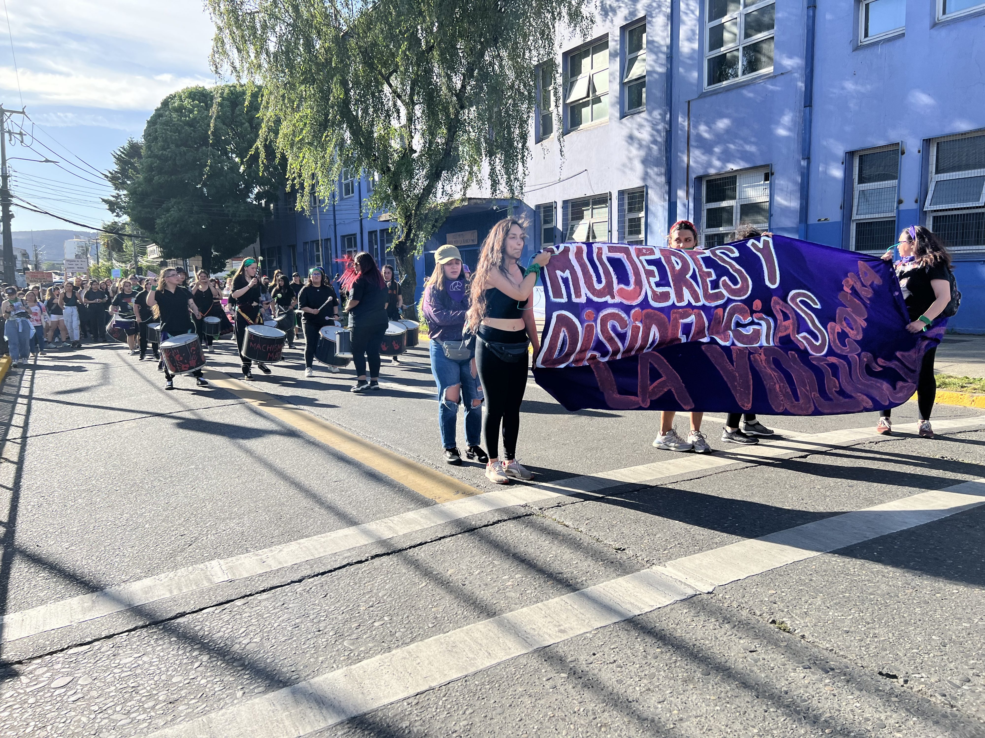 Marcha por el Día de la Eliminación de la Violencia Contra la Mujer recorrió las calles de Valdivia