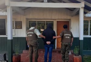 Carabineros detuvo a un hombre que habría violado a su cuñada en Futrono