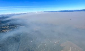 Por incendio forestal: Contaminación en Valdivia se multiplicó casi 40 veces en 6 horas