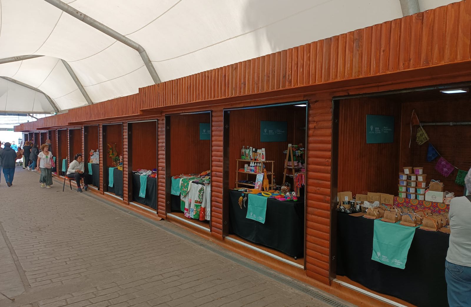 Valdivia ya cuenta con una renovada feria de emprendedores en el centro de la ciudad