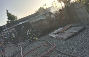 Asado navideño terminó con un incendio en inmueble de Valdivia