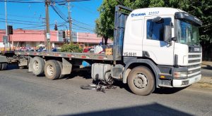 Ciclista murió tras ser atropellado por un camión de alto tonelaje en Valdivia
