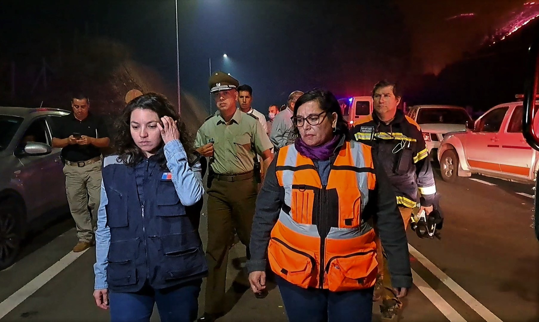 “No lo voy a hacer”: Delegada Peña descarta sobrevolar incendios y deja monitoreo por aire a los técnicos