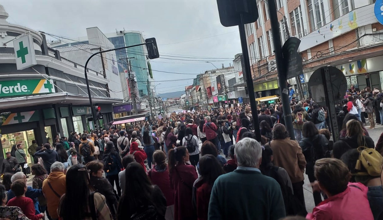 Conmemoración del Día de la Mujer se vuelca a las calles de Valdivia con marcha feminista