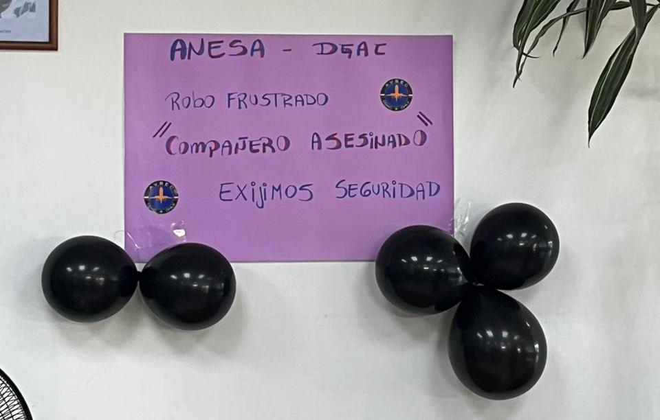 “Nos sentimos en total inseguridad”: Funcionarios exigen mejores condiciones en Aeródromo Pichoy