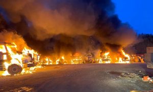 CAM se adjudica atentado incendiario a camiones en proyecto eólico Camán