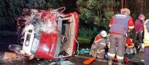 Conductor muere tras colisionar con un bus en el acceso norte a Valdivia