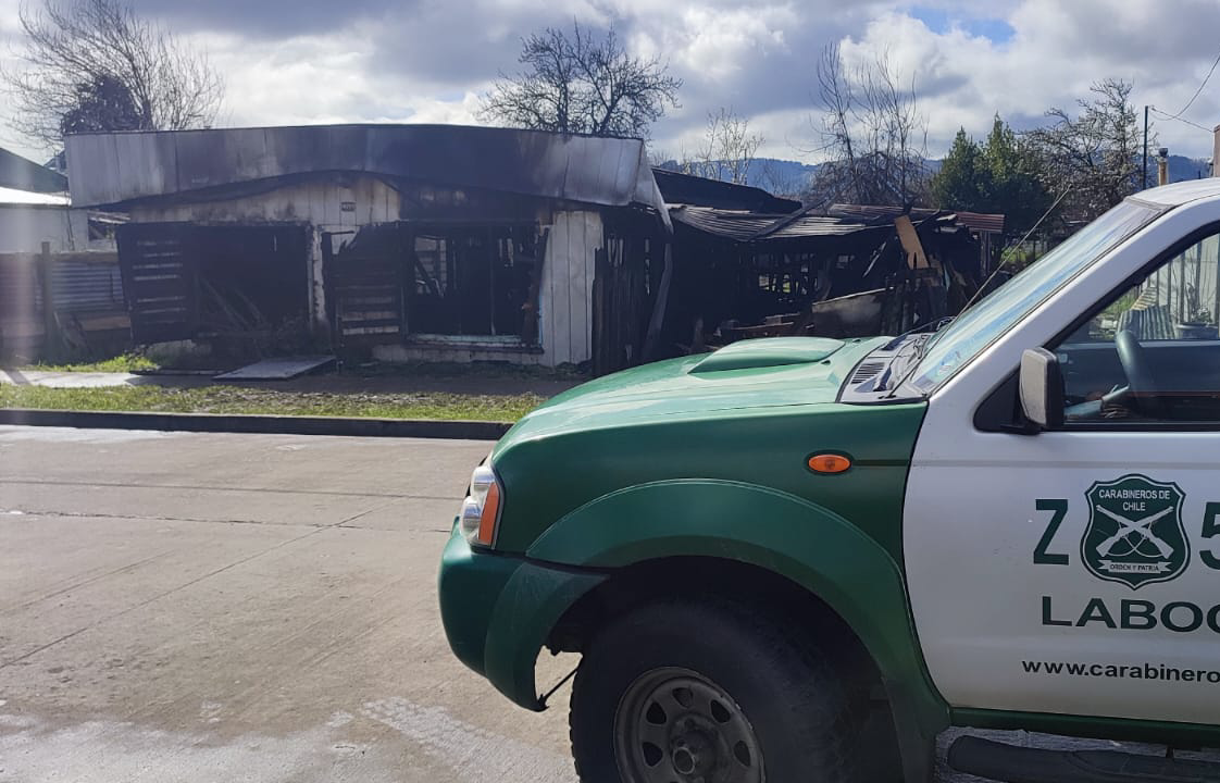 Lo habría provocado tras discutir con un familiar: Capturan a presunto autor de incendio en Paillaco