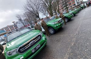 Carabineros recibe vehículos para reforzar los patrullajes en distintos sectores de Los Ríos