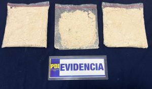 Detienen a mujer con más de 30 mil dosis de cocaína base en Valdivia