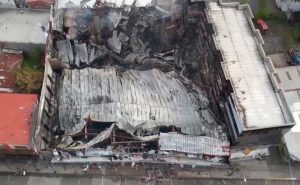 Inician catastro de afectados tras incendio en el centro de Valdivia