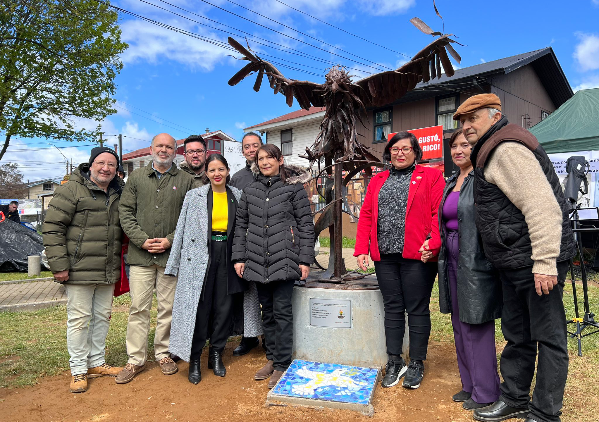 Con un memorial homenajearon a vecinos de Valdivia que fueron víctimas de la Dictadura Cívico-Militar