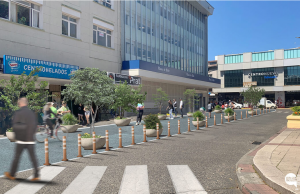 Municipio dio el puntapié inicial a las obras de priorización peatonal en el centro de Valdivia