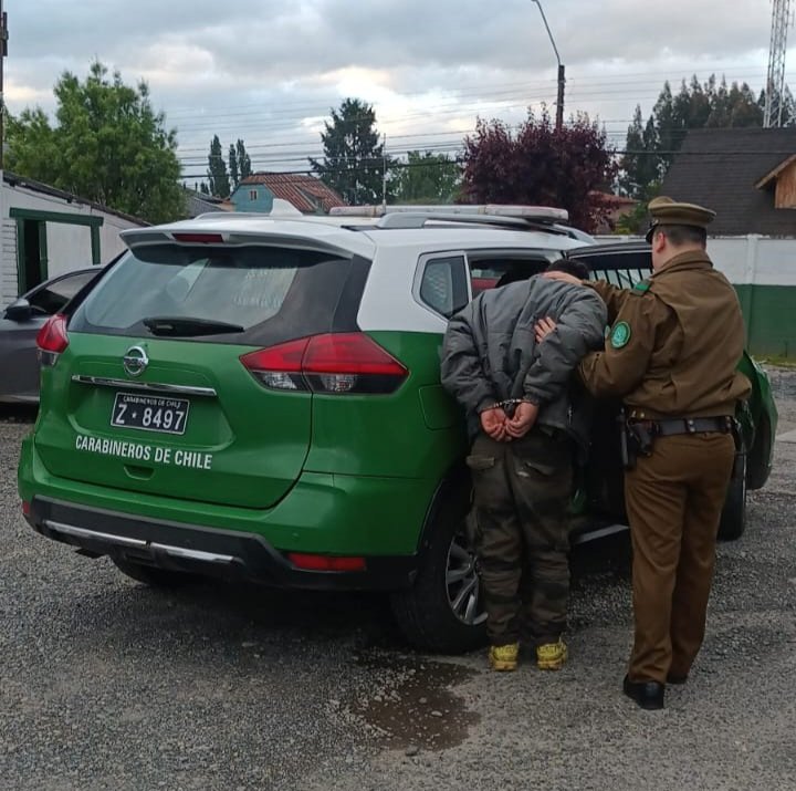 Tiene antecedentes por 38 delitos: Carabineros logró detención de imputado por robo a escuela de Río Bueno