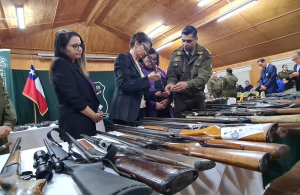 Un total de 125 armas han sido recuperadas por Carabineros en los últimos seis meses en Los Ríos