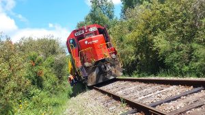 Investigan intencionalidad en descarrilamiento de un tren en la comuna de Máfil