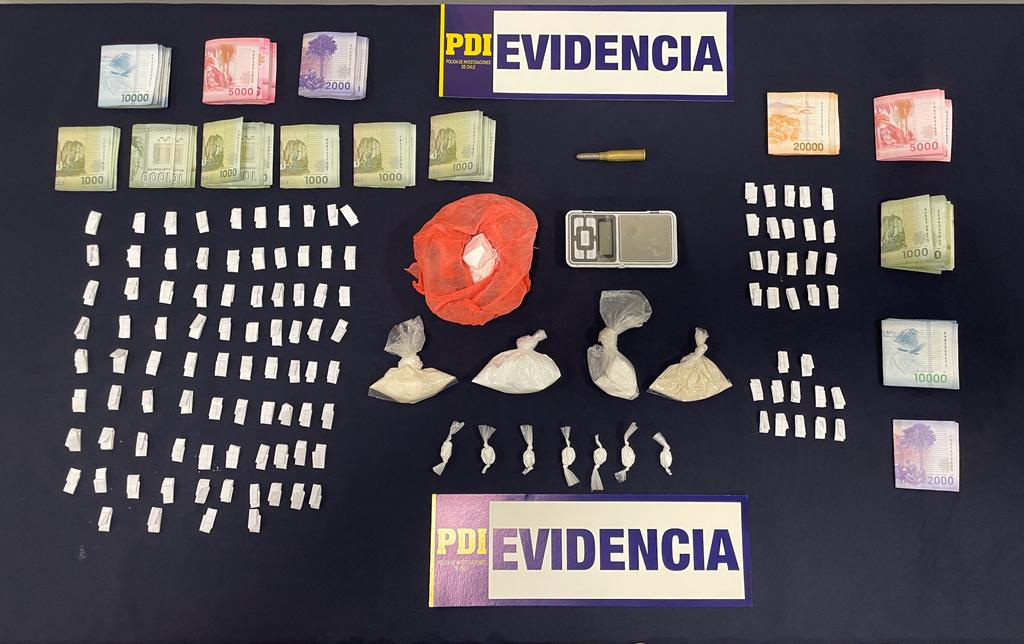 Operativo en Paillaco dejó cuatro detenidos por microtráfico