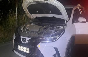 Vehículo fue baleado en Los Lagos: Acompañante resultó herido y conductor quedó detenido por receptación