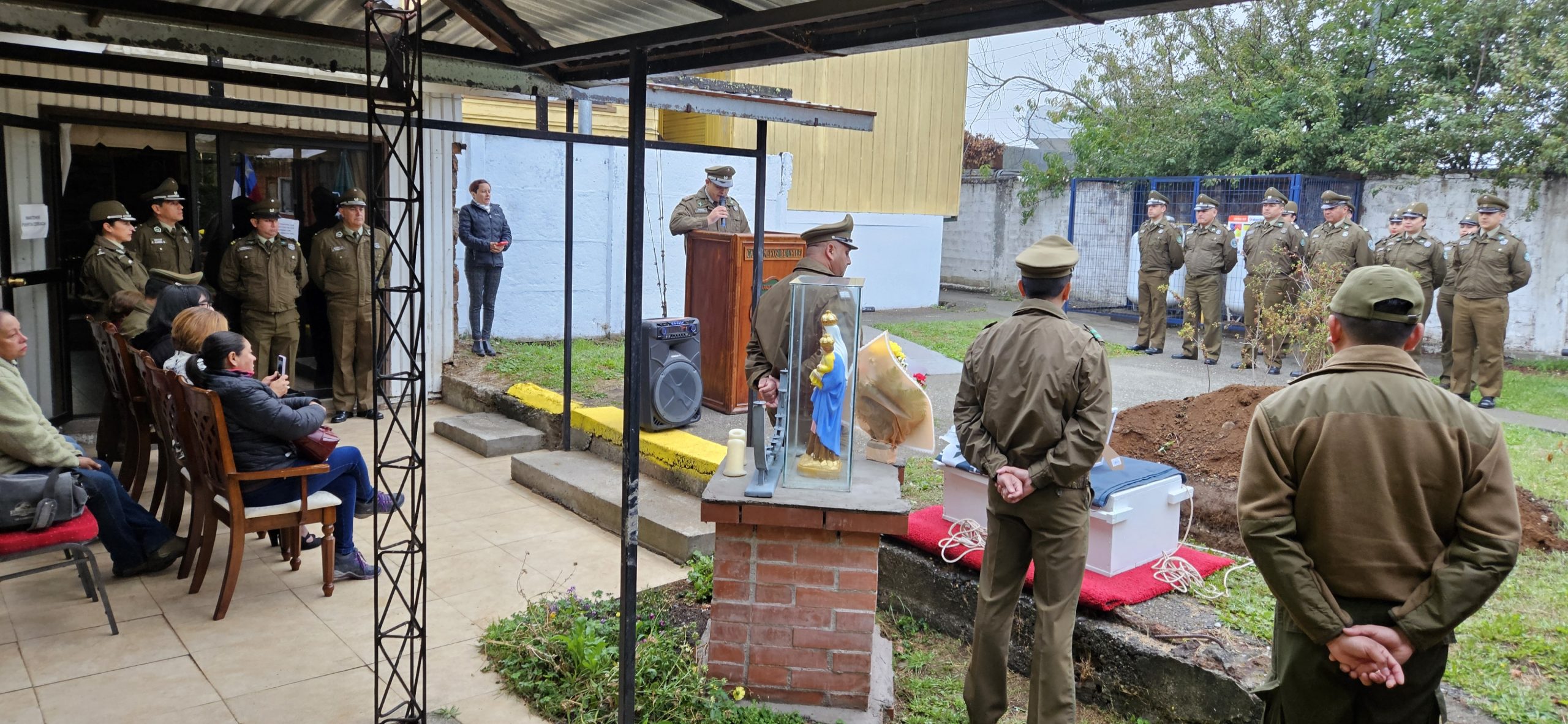 Con honores despiden a can policial que prestó servicios por 7 años en Valdivia