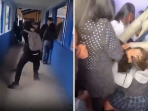 Viralizan registros de violentas agresiones en establecimientos educacionales de Los Ríos