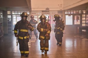 Realizaron simulacros de incendio en distintos puntos de Valdivia