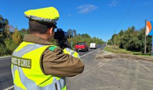 Exceso de velocidad es la mayor causa de infracciones: Aumentan controles en la ruta T-202 tras accidentes fatales