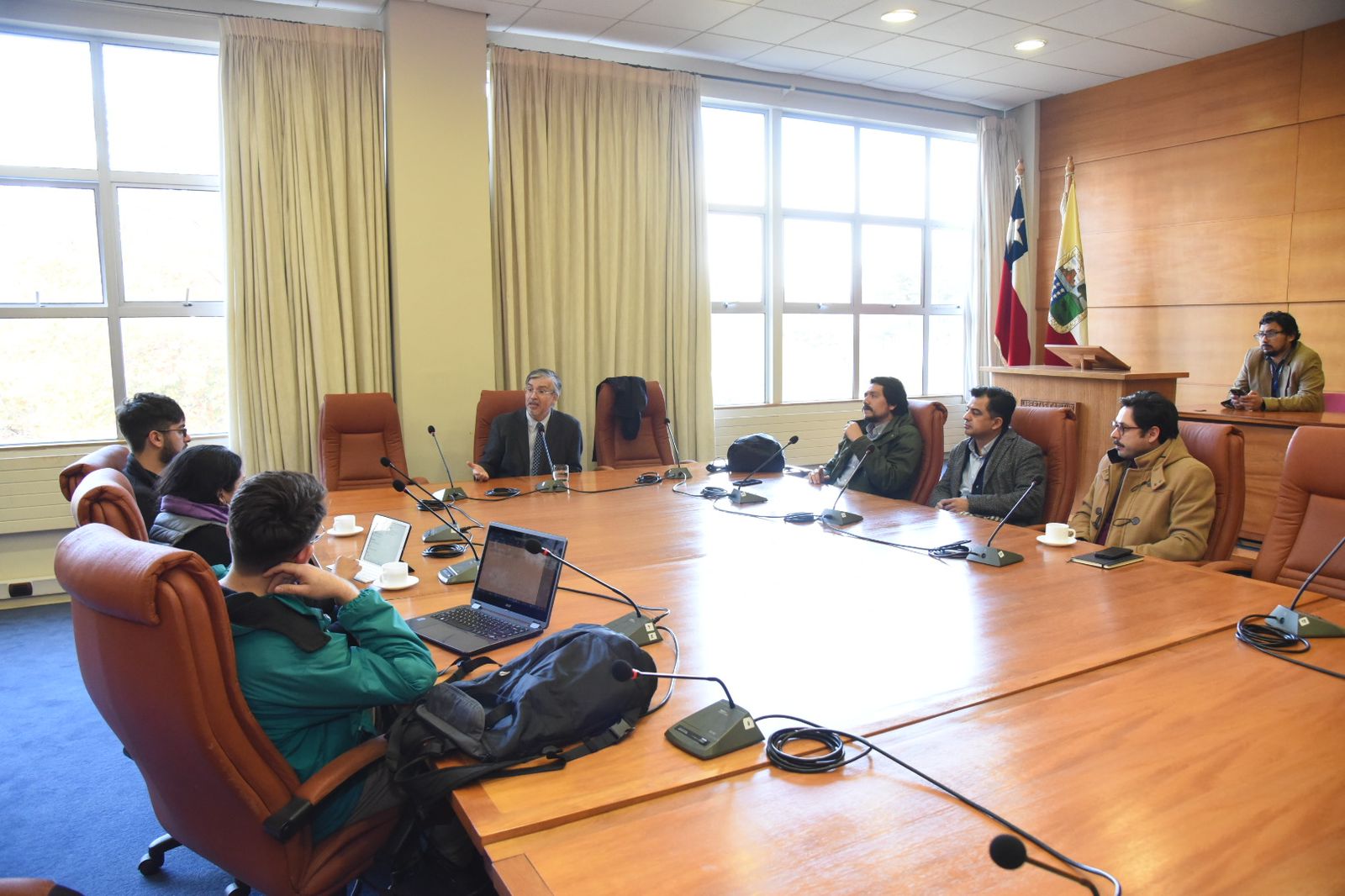 Superintendente de Educación Superior visitó la UACh para hacer seguimiento de su plan de recuperación