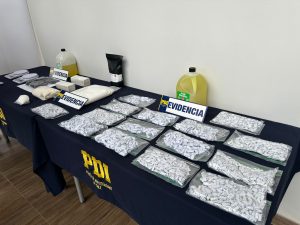 Utilizaban ácido muriático: PDI desbarató laboratorio clandestino de abultamiento de droga en Valdivia