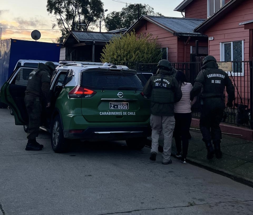 Balance policial en Los Ríos: 158 detenidos la última semana