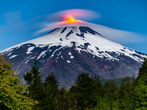 Registran actividad sísmica en el volcán Villarrica