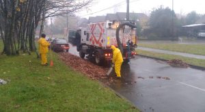 Refuerzan despliegue y coordinaciones para enfrentar lluvias y vientos en Valdivia